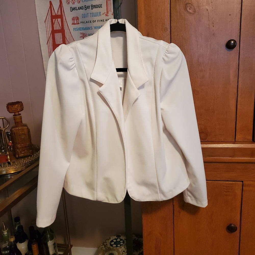 Women's Vintage Cream Blazer